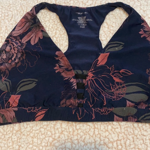 Maurices Other - Maurices Floral Racer Back Sports Bra